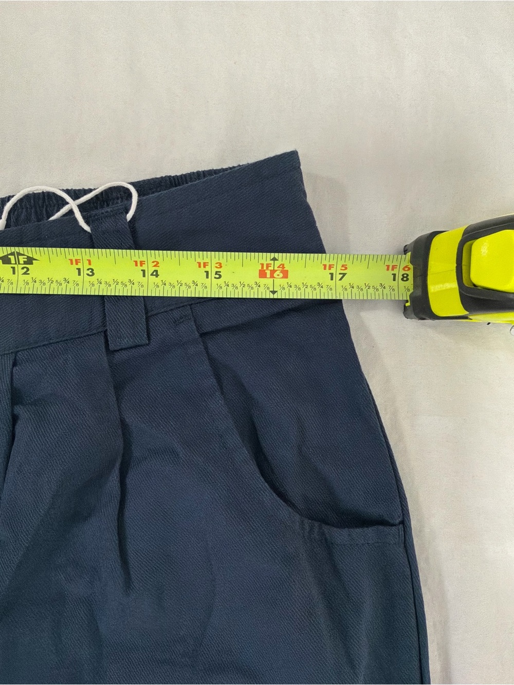 HALARA Women's Navy Blue Capris with Elastic Cuffs - Picture 8 of 13